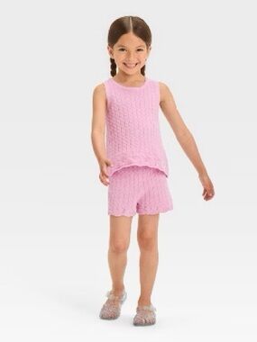 Grayson Mini Toddler Girls' Crochet outfit